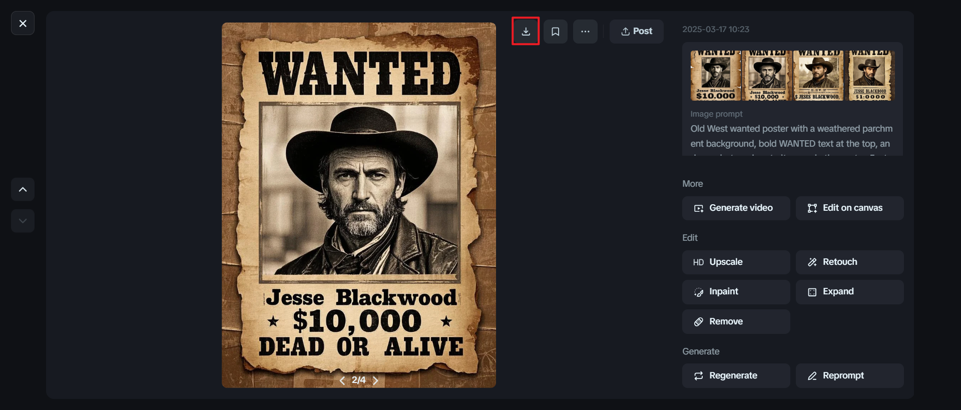 wanted sign maker