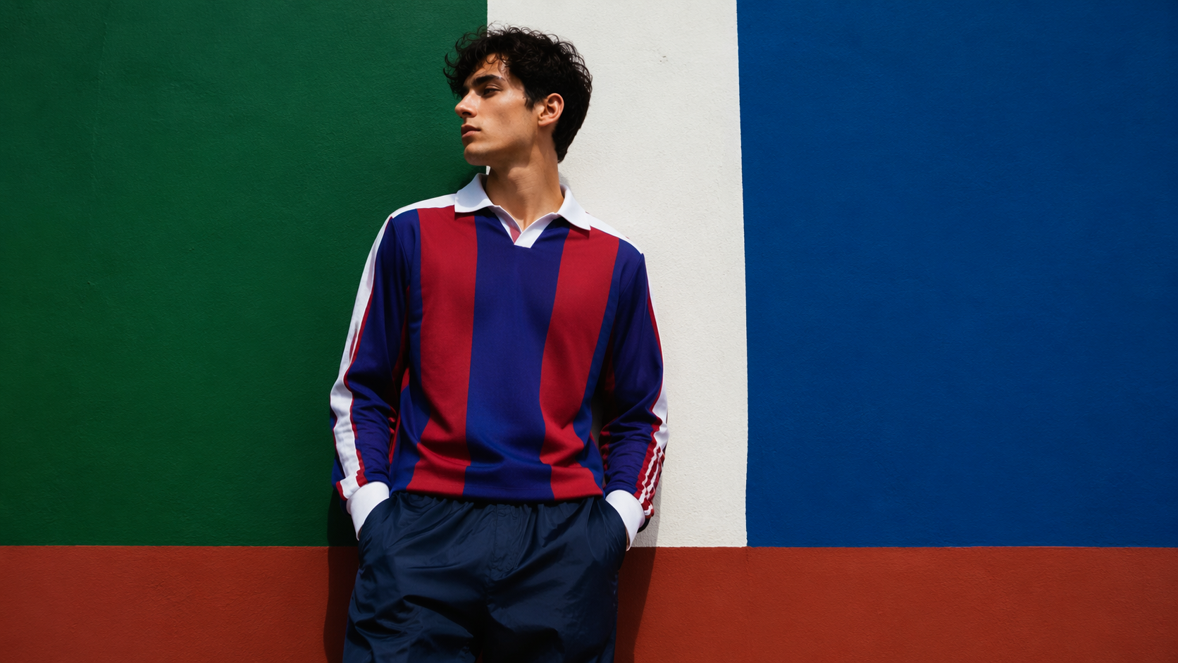 Dreamina blokecore aesthetic prompt example 6: Vibrant Football Streetwear