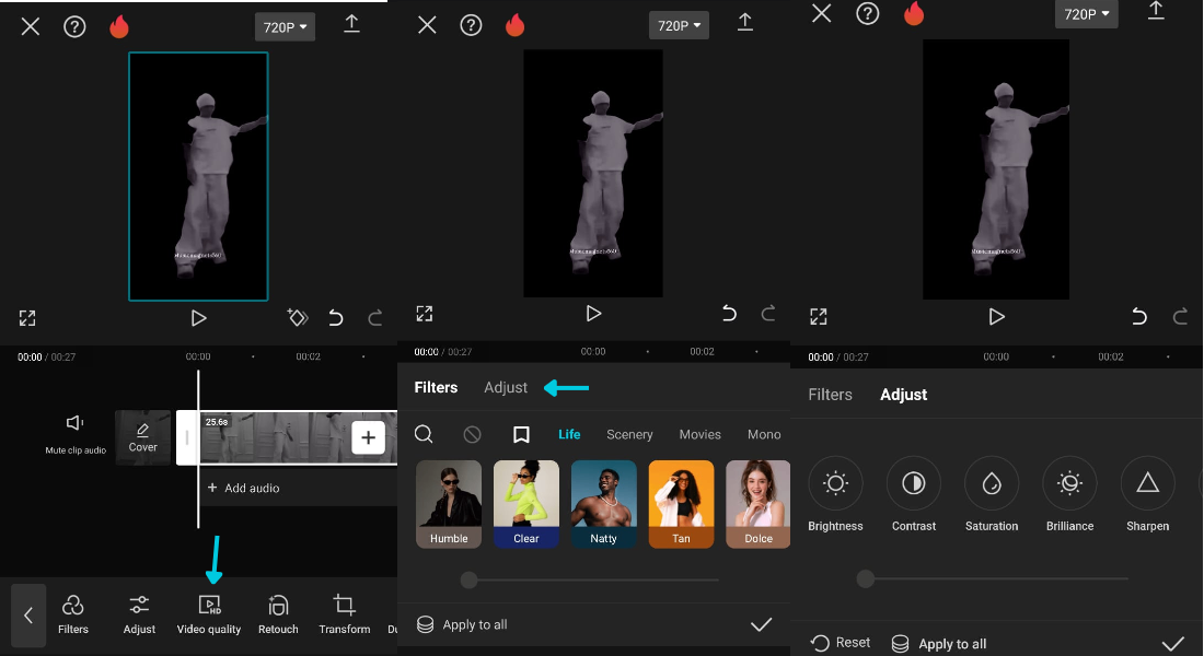 set video quality