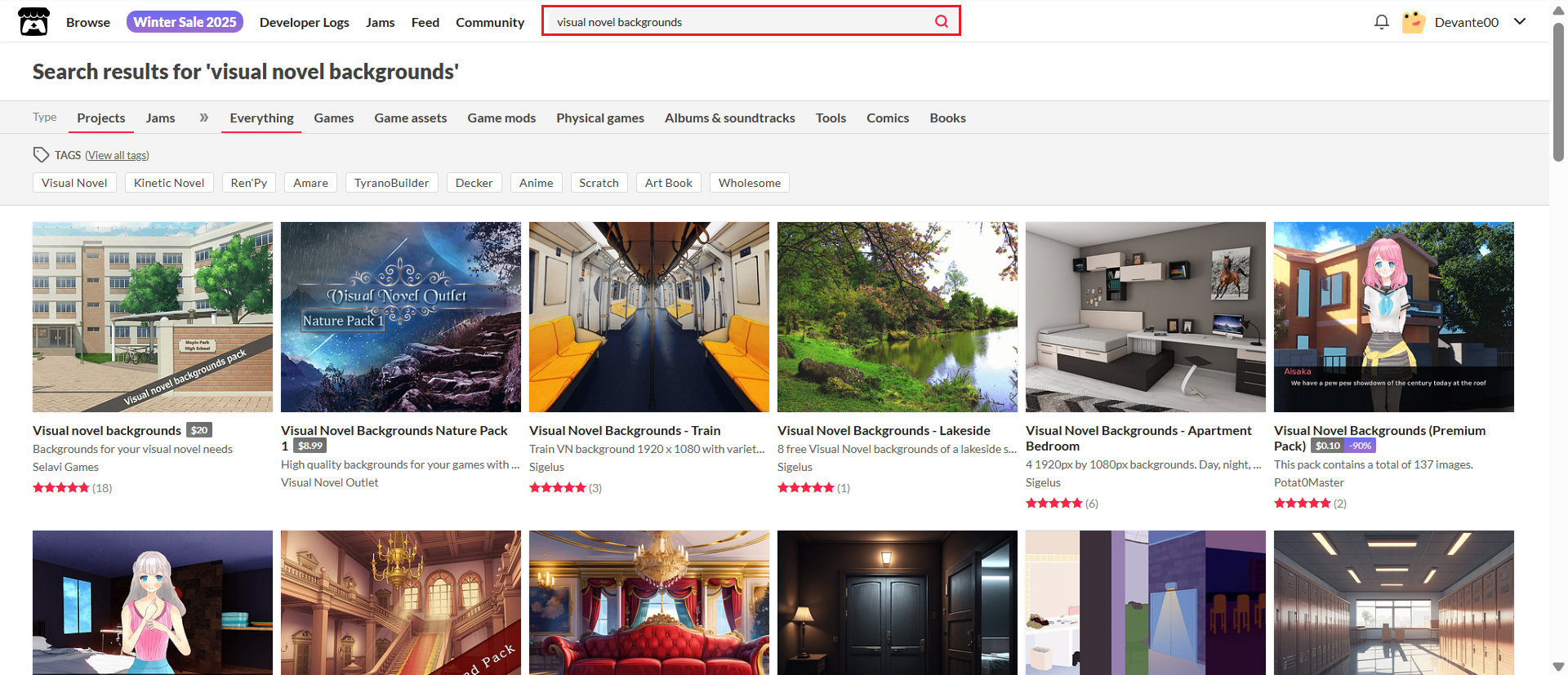 Browse and select