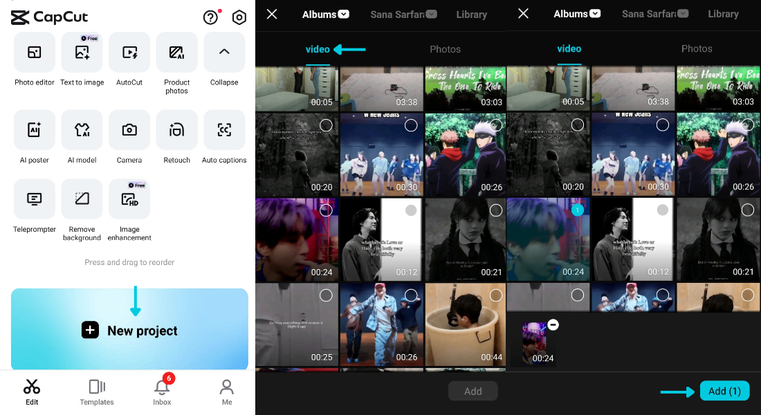 import your video