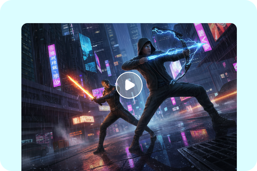 IA cenas de luta de kung fu para filmes