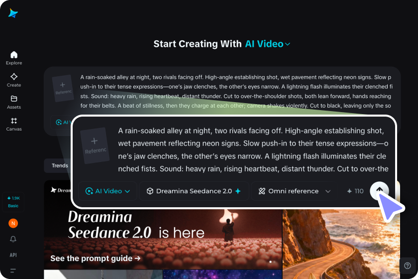 Step 1: Open the video generator and write your prompt