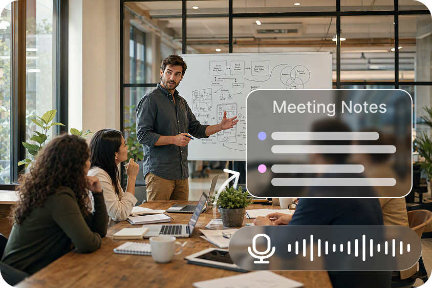 Convert meetings into notes