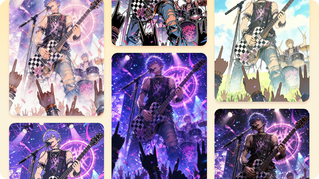 Preview OC variations for inspiration with the AI Agent