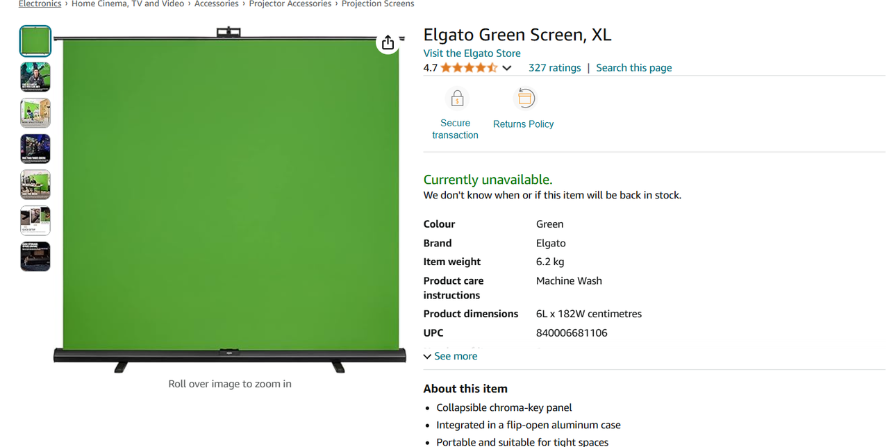 Tela Verde Elgato: Transforme Seus Fundos De Vídeo