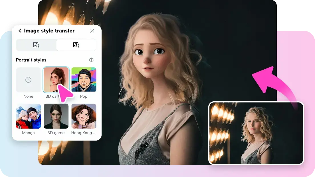 cartoon girl