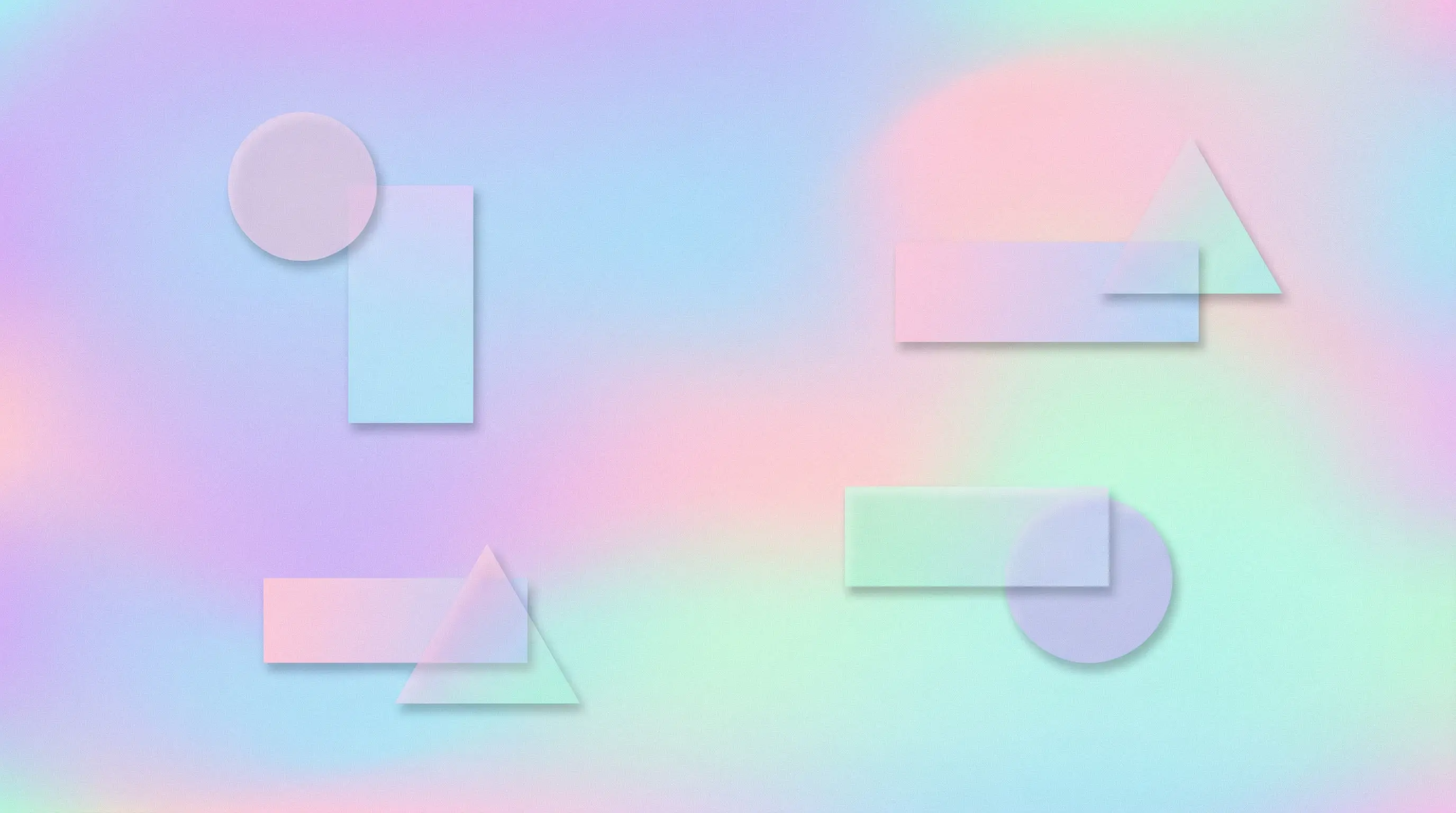 Soft pastel vaporwave scene with a statue