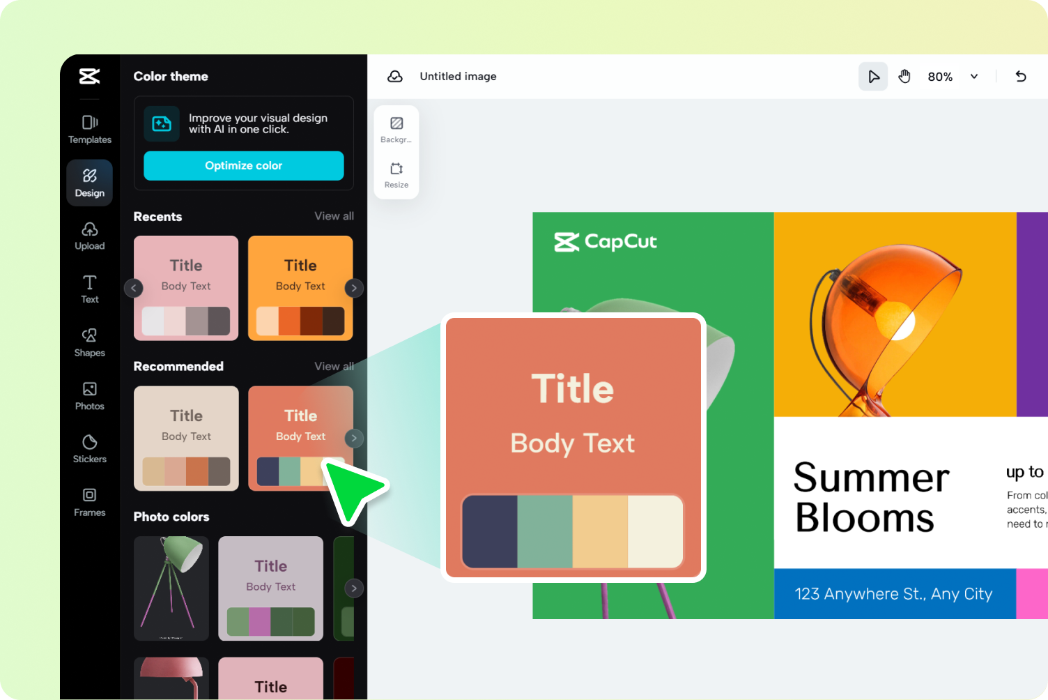 Langkah 2: Penyuntingan tersuai dengan editor grafik dalam talian