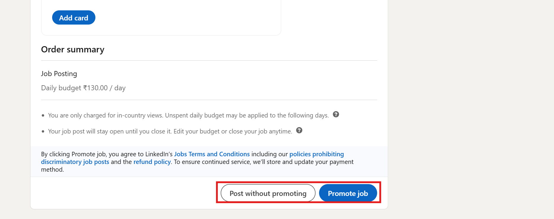 posta jobb LinkedIn