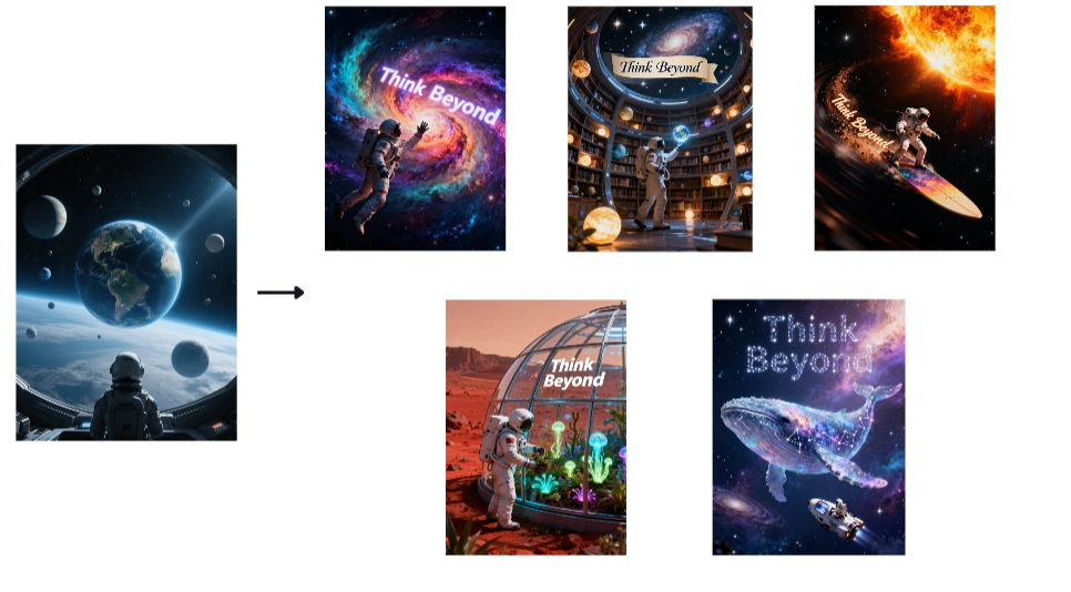 Funktion zur kreativen Erweiterung in Dreamina