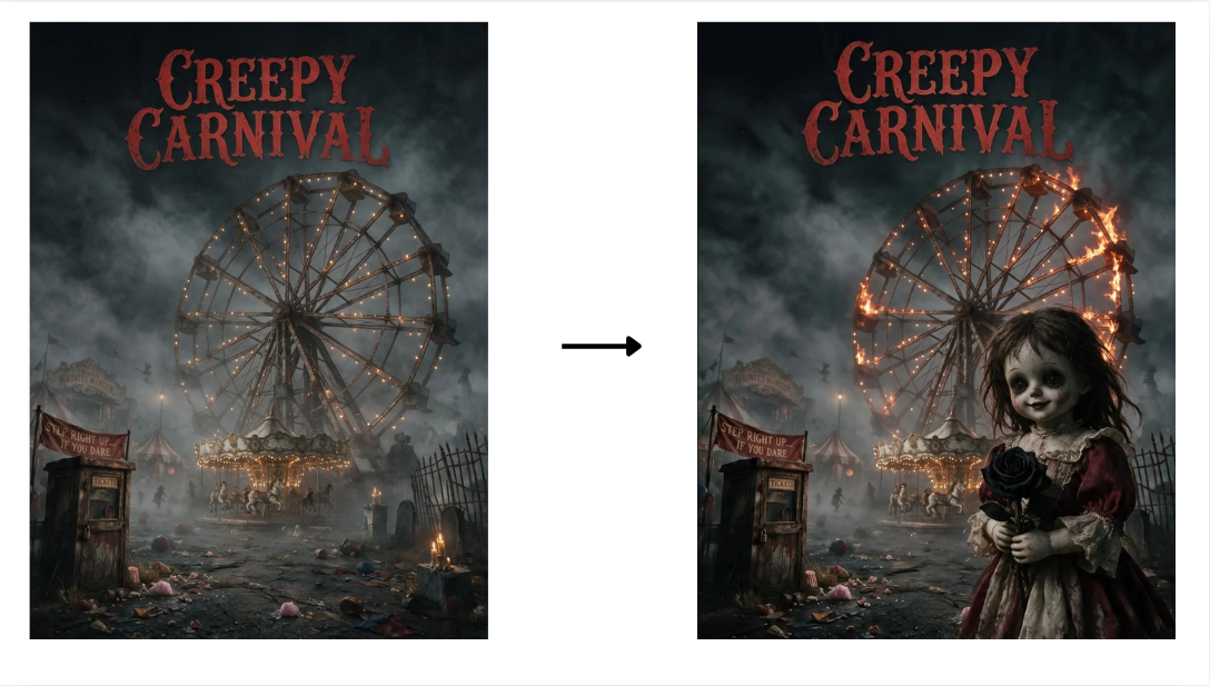 Interactive editing feature in Dreamina