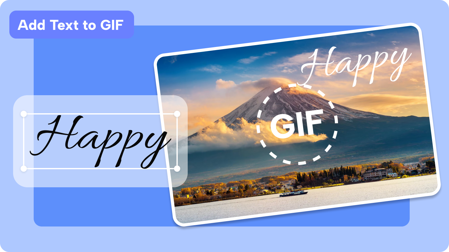 szöveget írni a gif-en