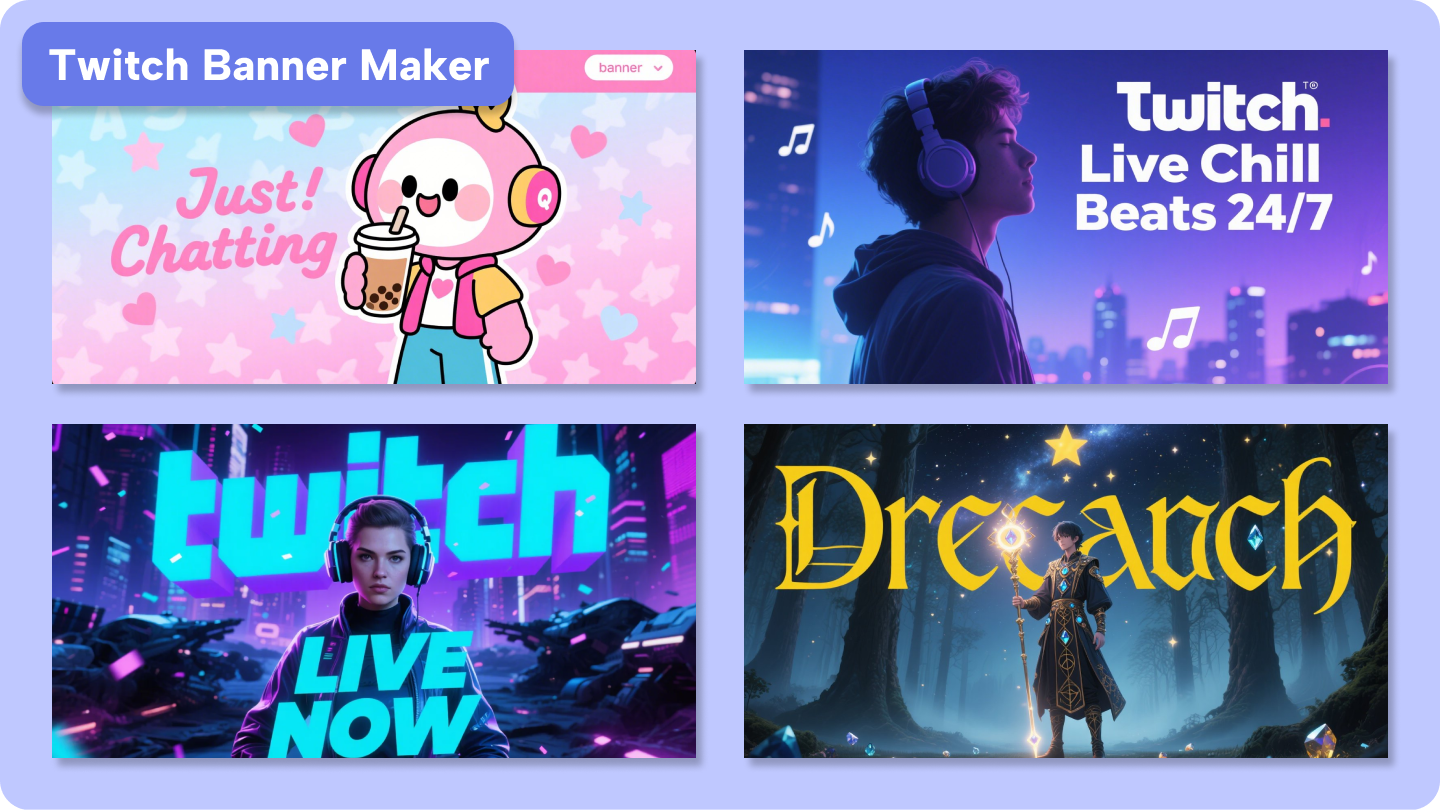 виробник банерів twitch