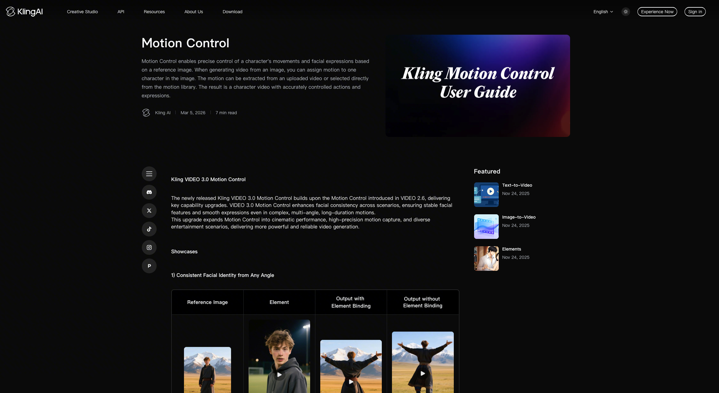 2. Kling VIDEO 3.0 Motion Control: best for direct choreography transfer