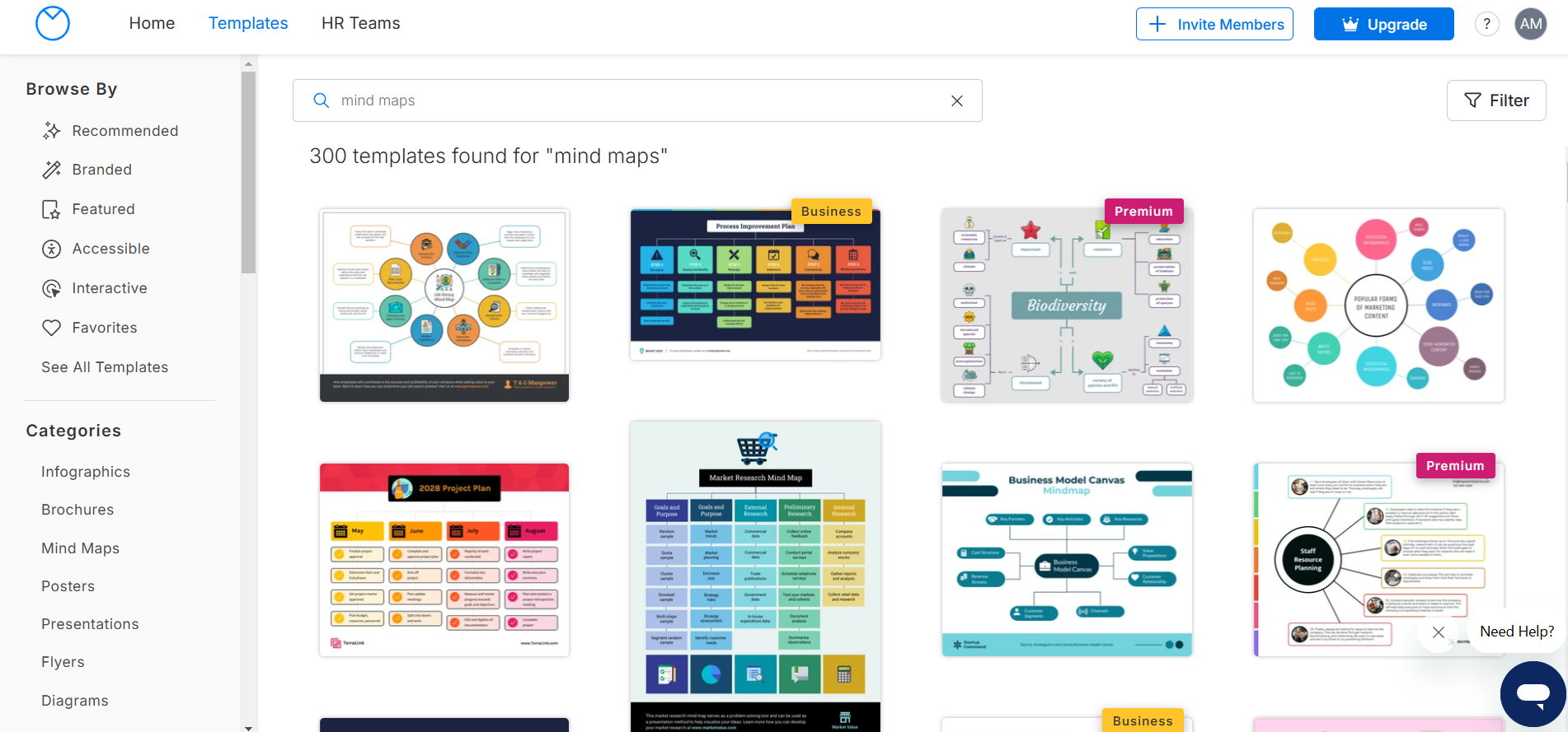 Venngage: Mind-Map-Generator