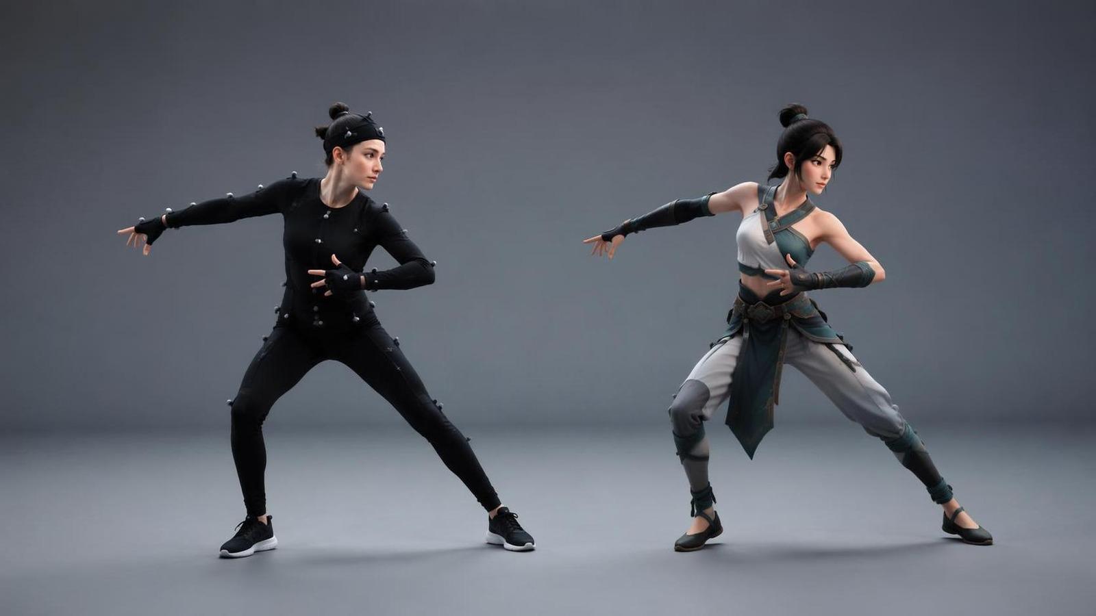 body motion transfer AI template cover