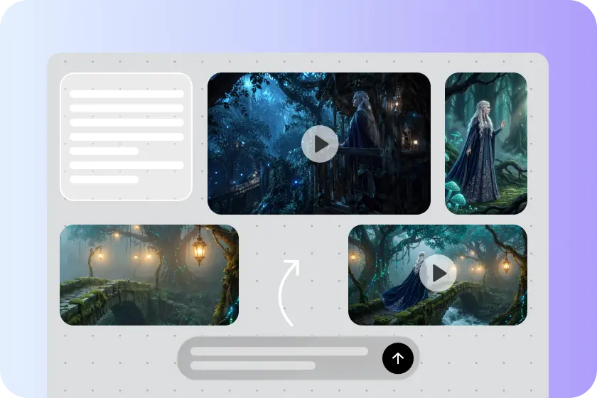 Pippit's AI video generator workspace