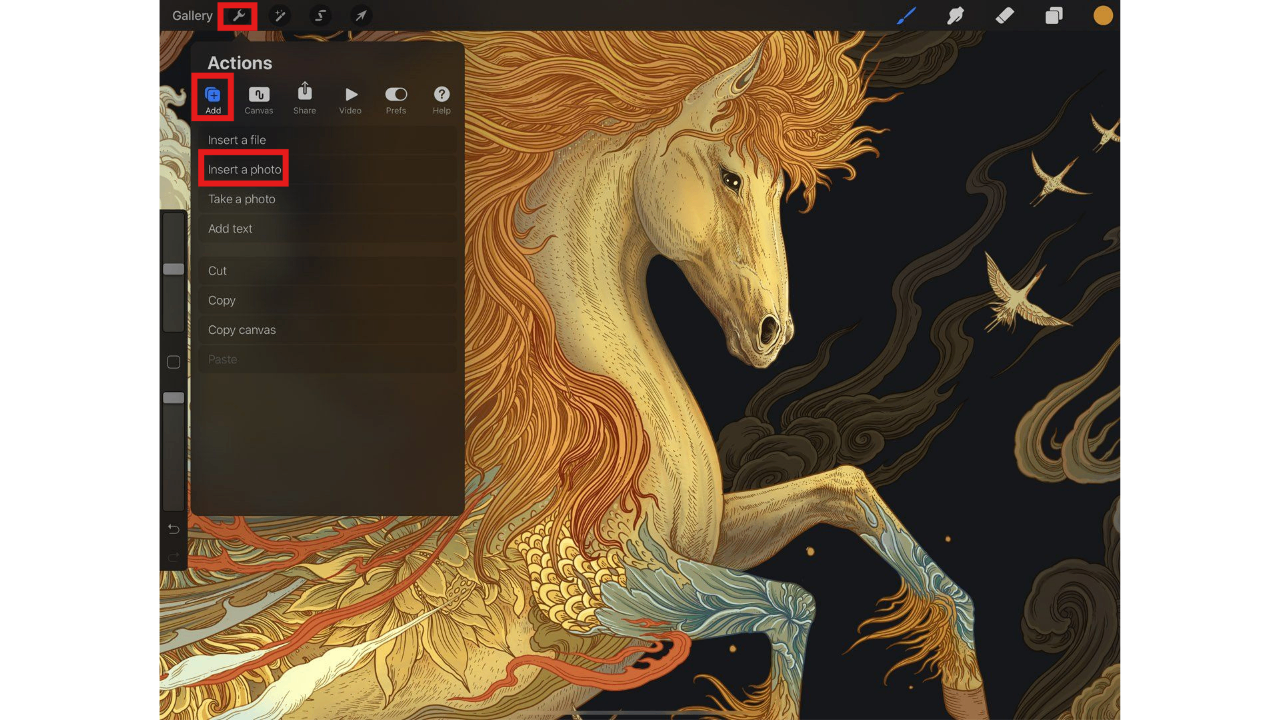 Import image