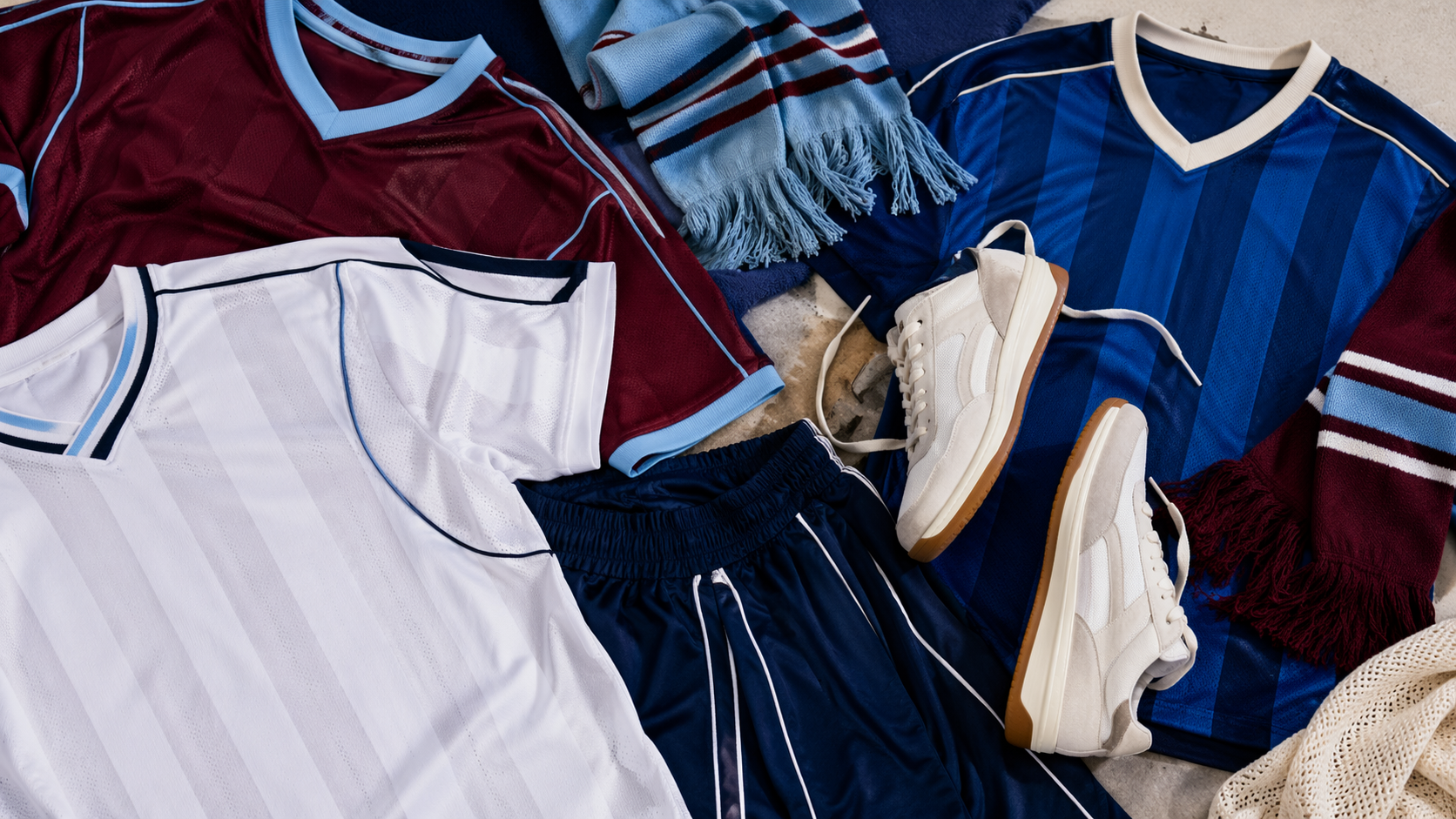 Dreamina blokecore aesthetic prompt example 2: Sporty Flat Lay Outfit