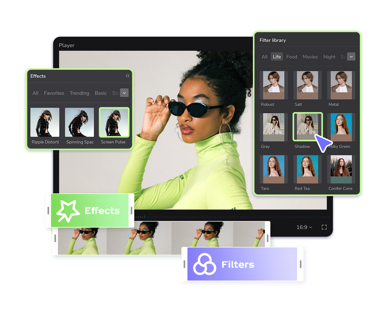 CapCut add filters