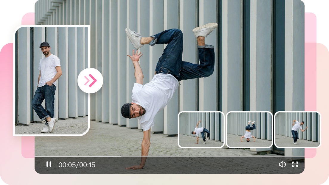 Smooth photo to video dance AI sequencing with Dreamina