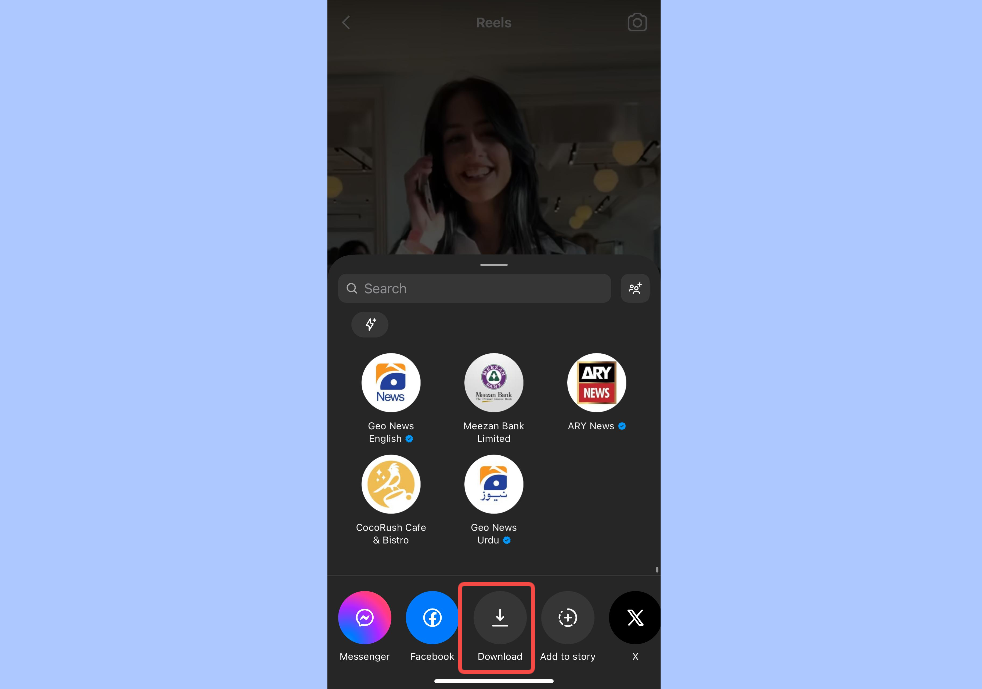Télécharger Instagram Reel