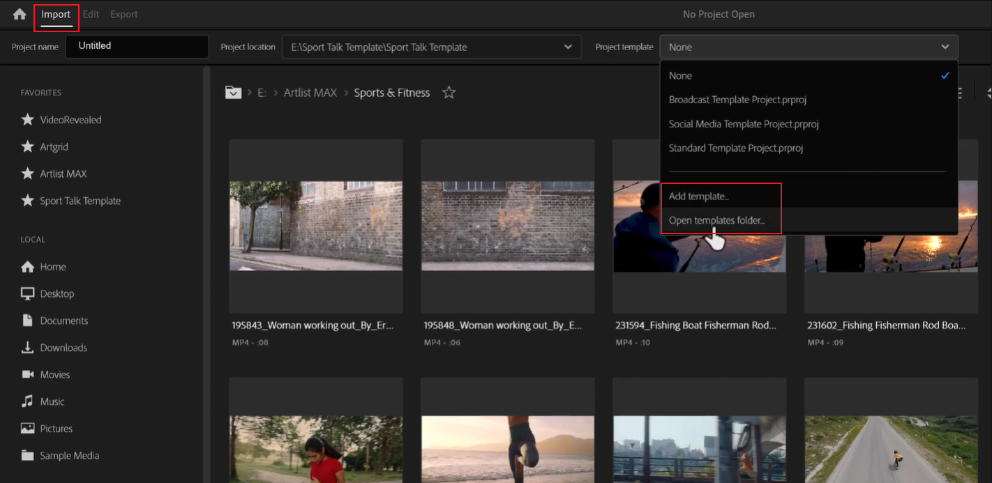 Análise de modelos do Premiere Pro: guia completo e solução criativa com IA