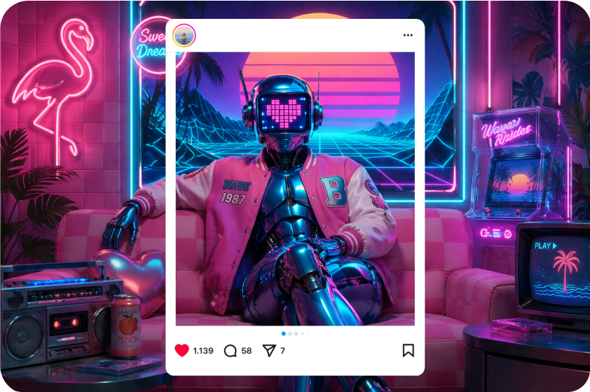 Capture attention with retro effects