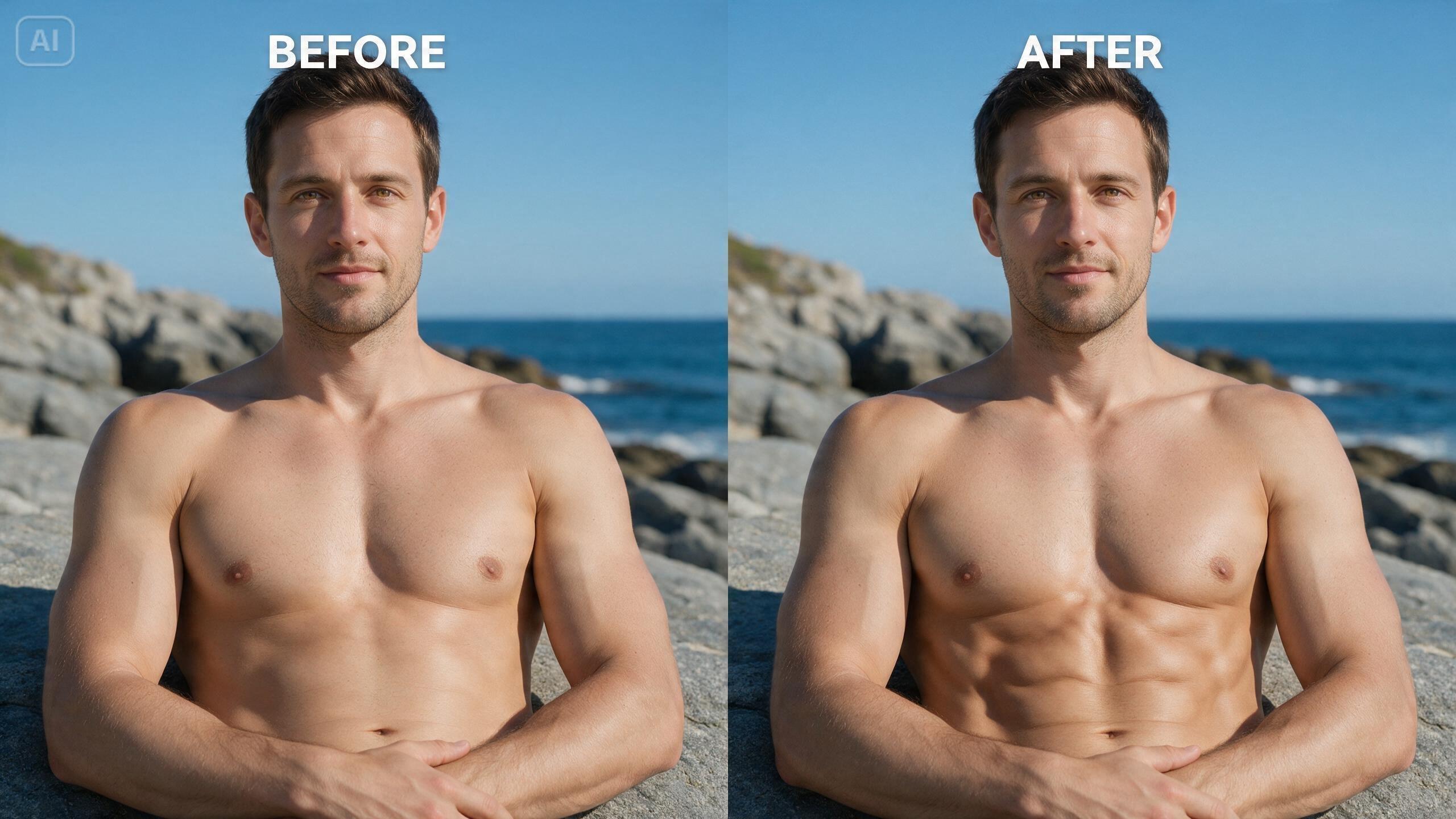 Aufforderung für einen dezenten, getönten Look