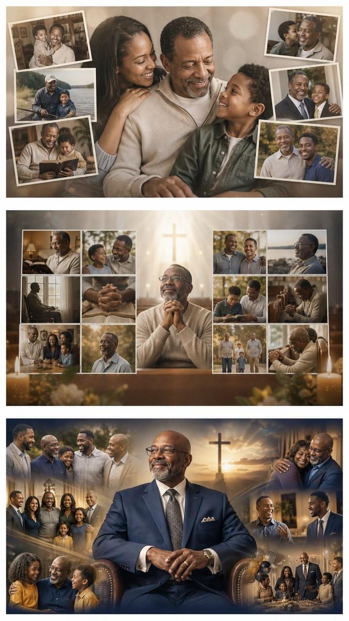fathers day gospel tribute with twelve photos mobile hero