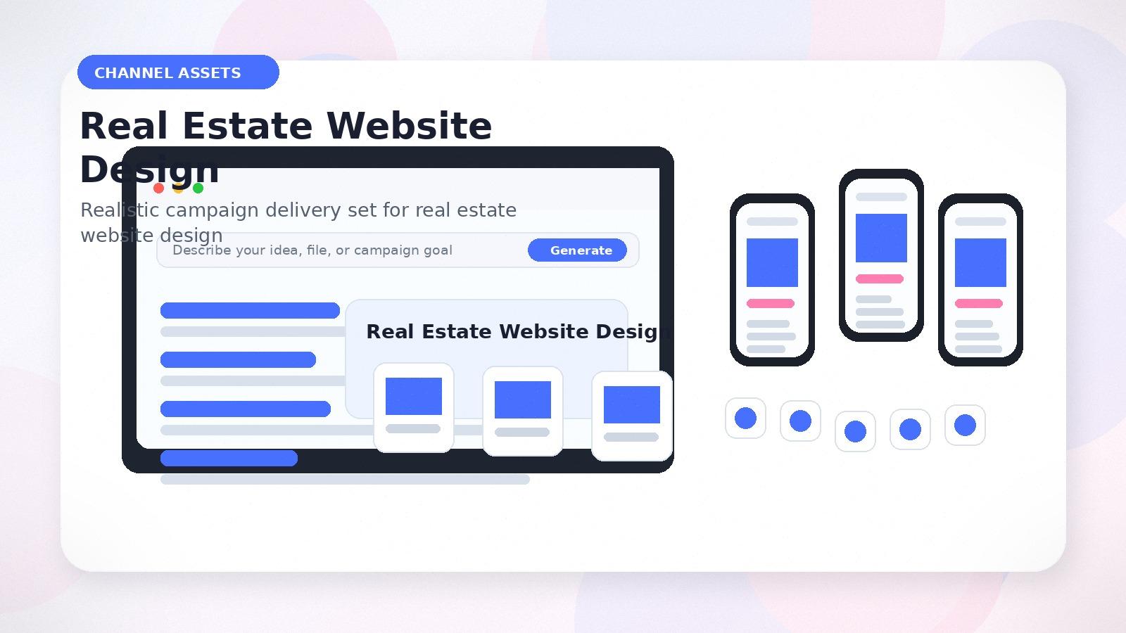 Real Estate Website Design Generator | AI Real Estate Tool | Pippit
