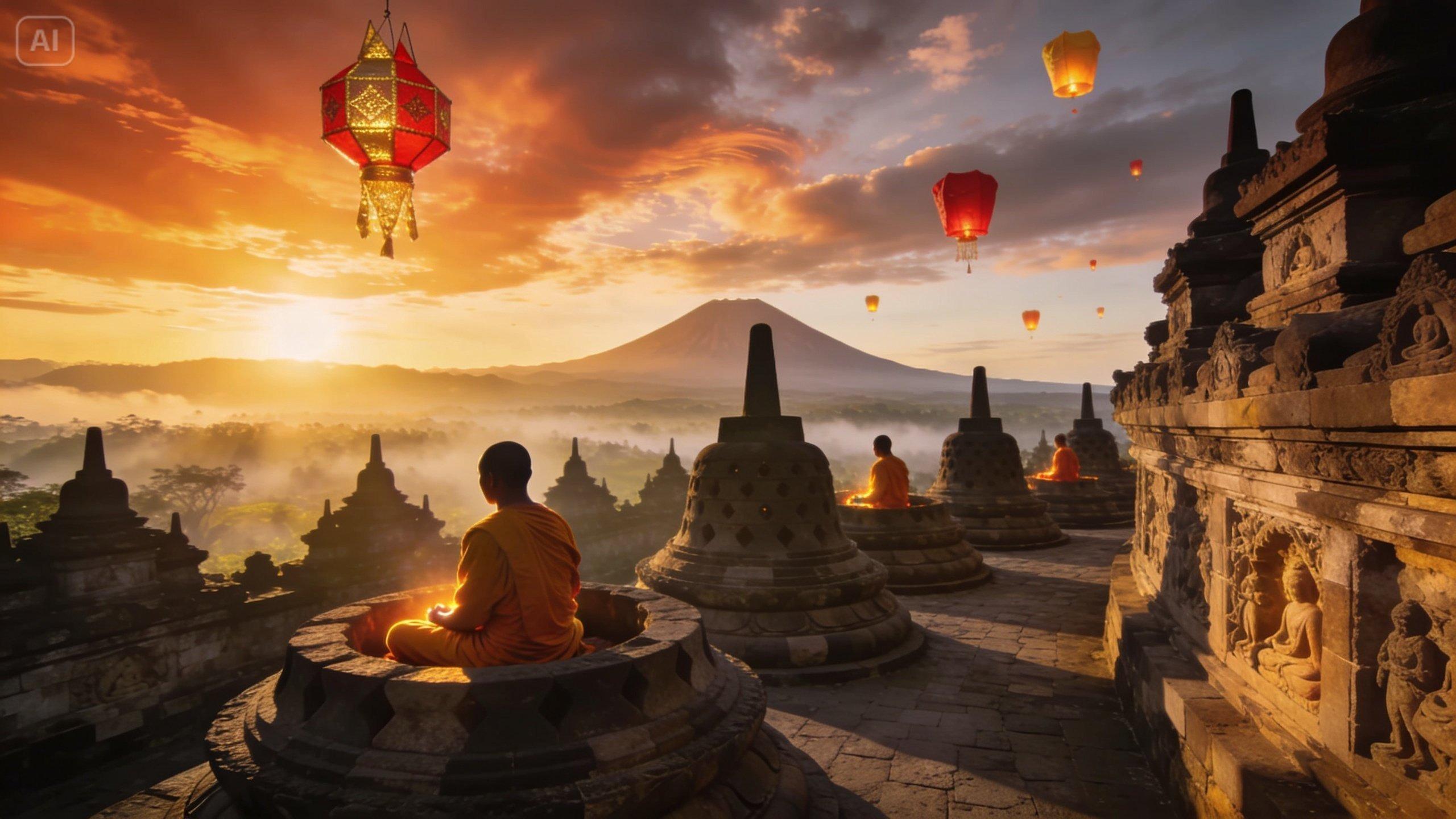 vesak day ai video feature