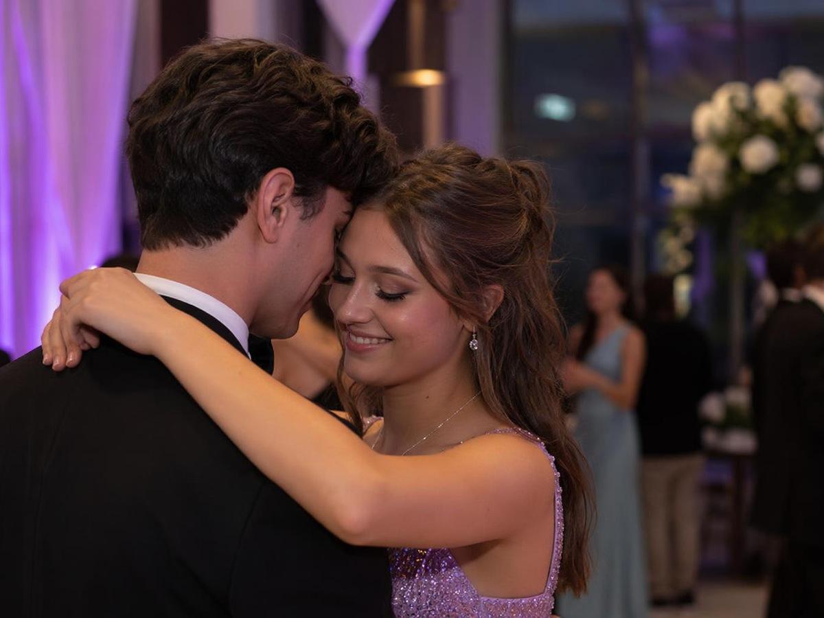 prom dance video generator prompt card distinct real photo 1 in 4:3