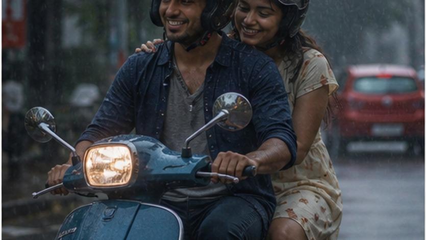 Bike Ride Rain Edit