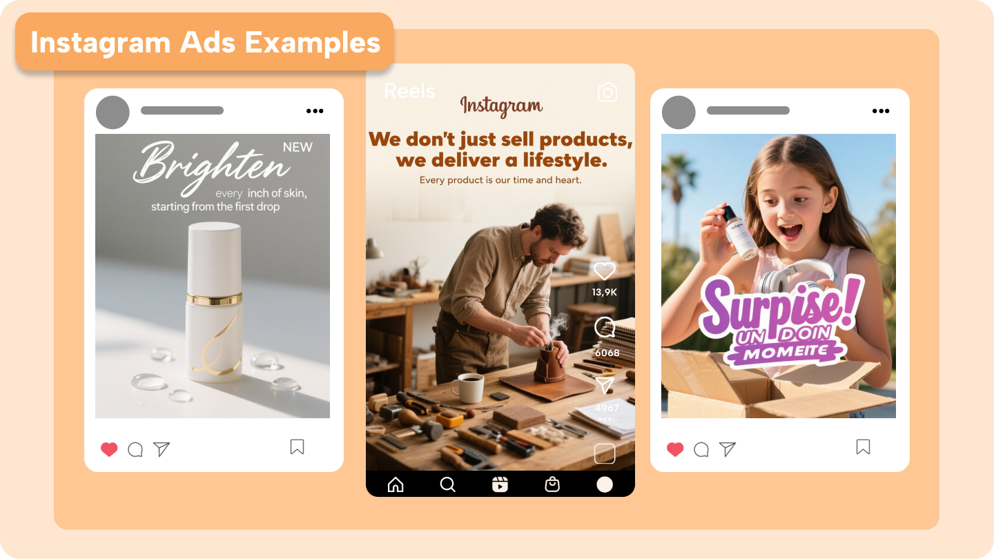 esempi di annunci instagram