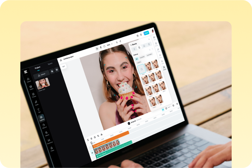 Last-Minute-Nachbesserungen durch die Gesichtsschönheits-App