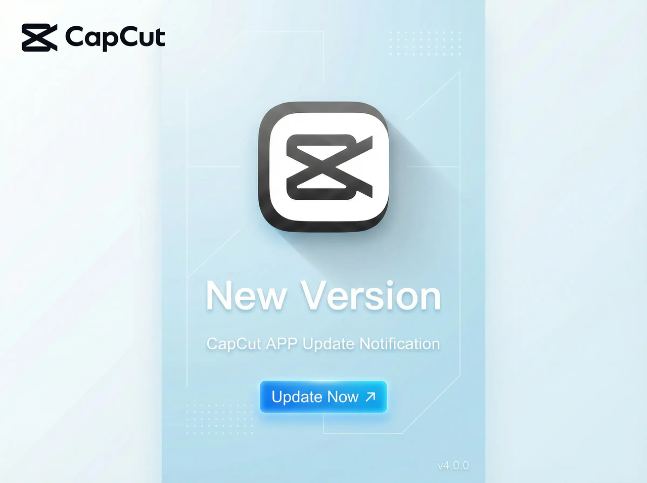 update CapCut for the new version