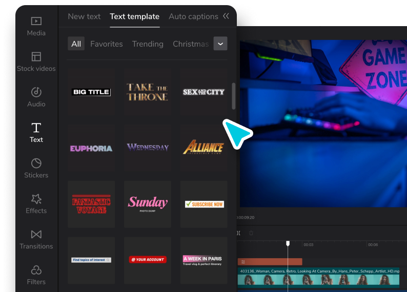 Personalize seu vídeo