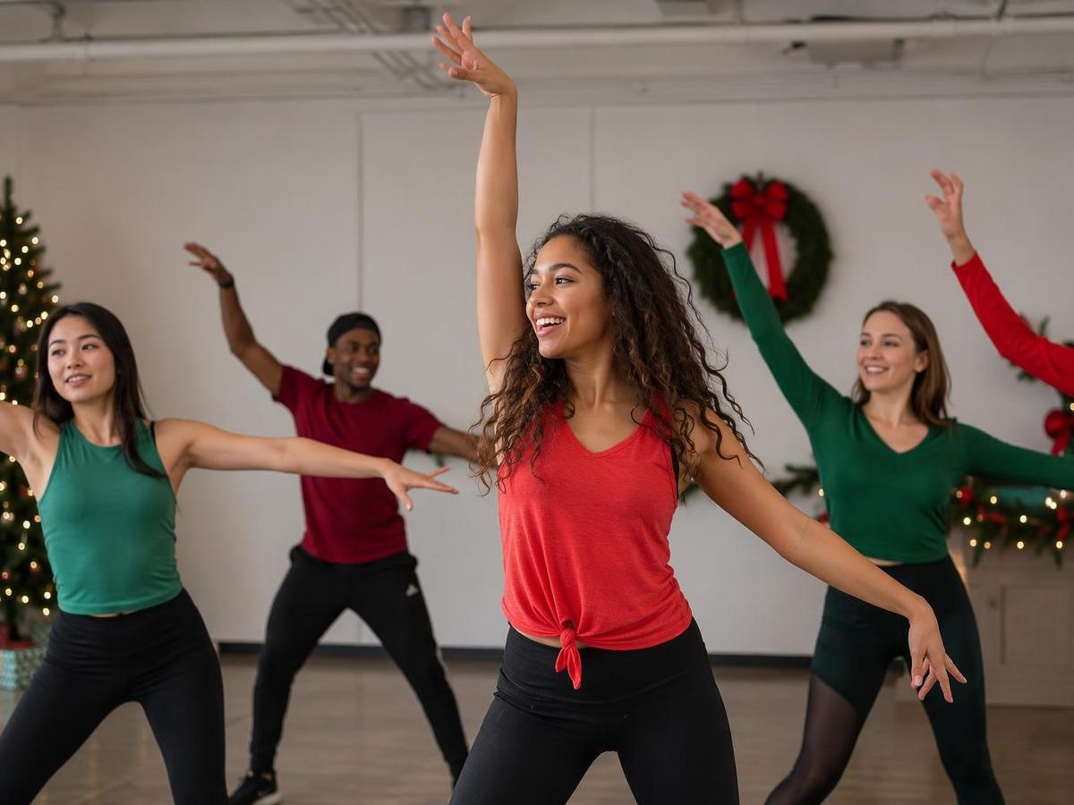 Christmas dance video generator prompt cover 2 in 4:3
