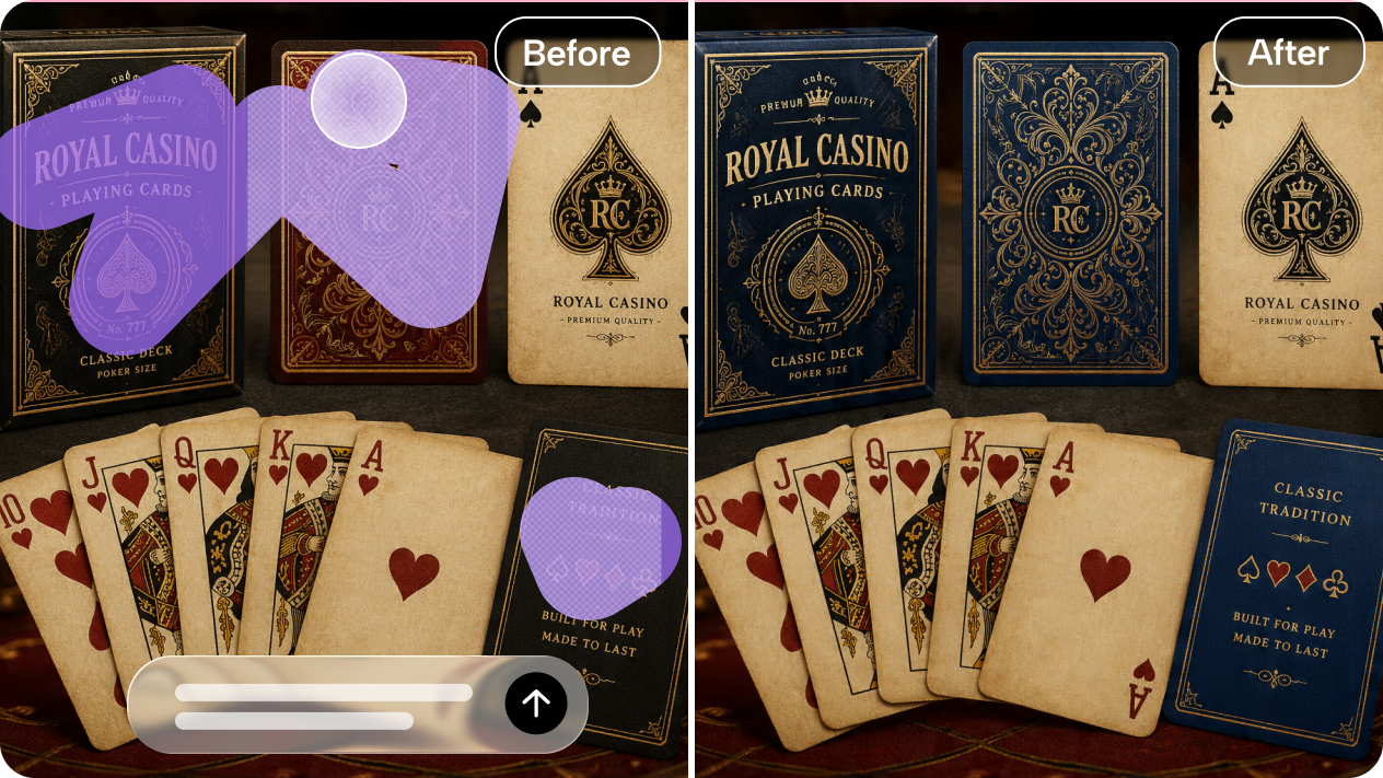 Lucidare ogni card design con l'editing interattivo