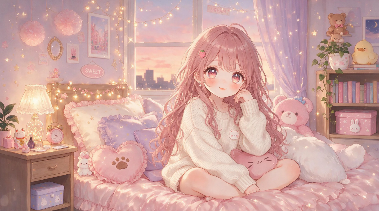 Prompt for a cute anime character