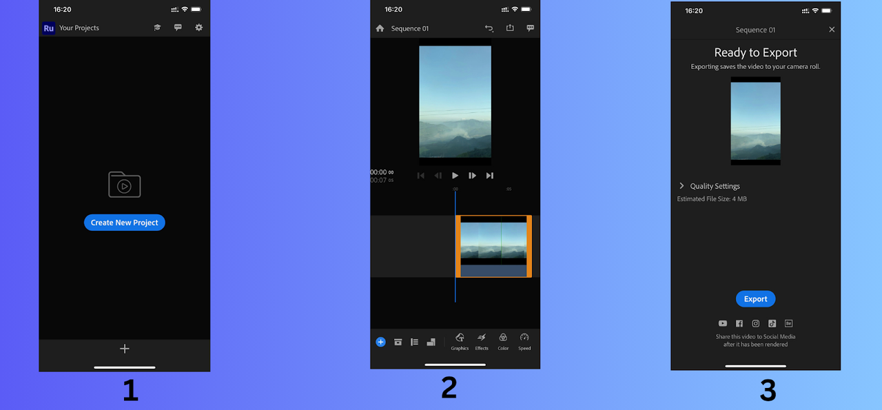 Як використовувати шаблони Adobe Premiere Rush