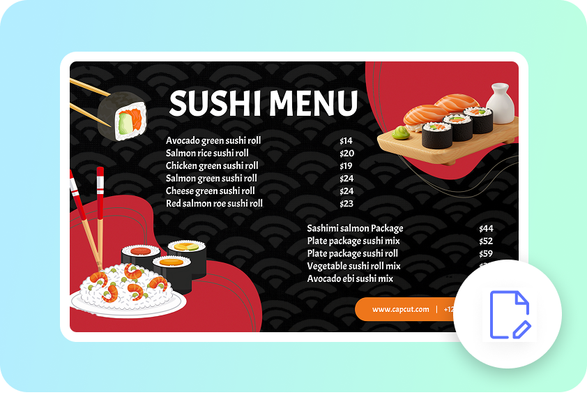 Terokai gaya menu baharu