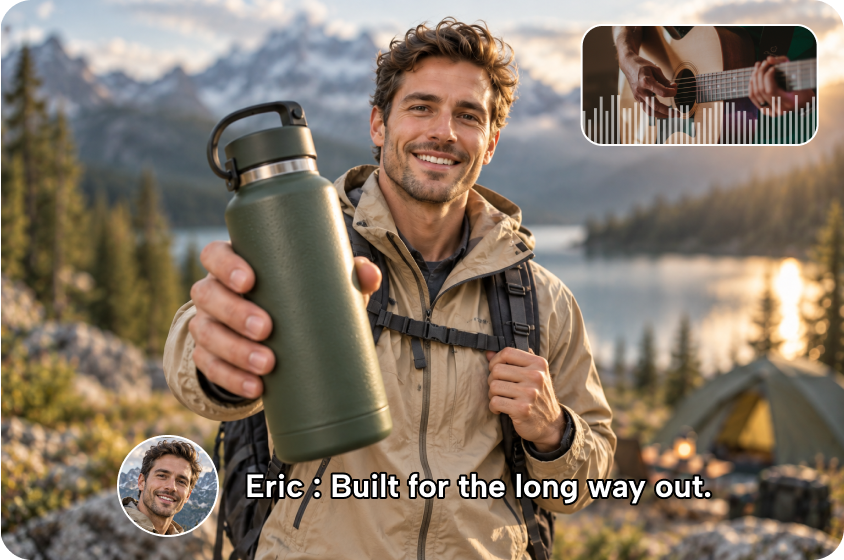 Pair visuals with engaging audio