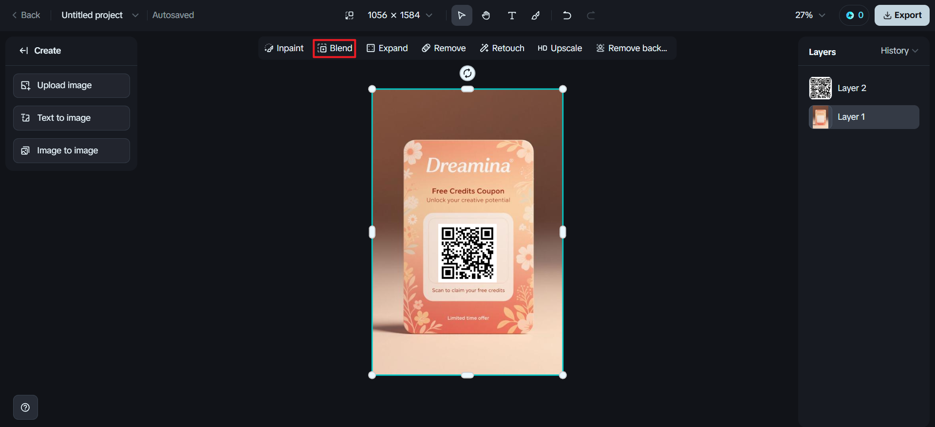 create QR with image