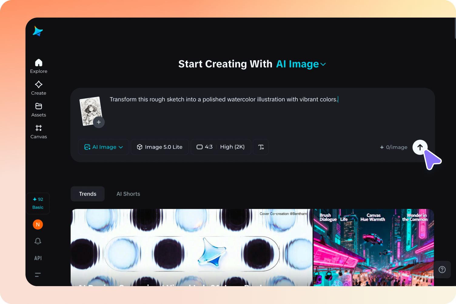 Transforma tu boceto con de imagen en imagen