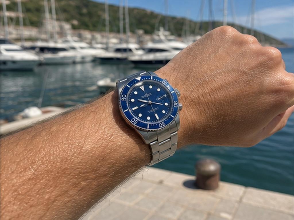 Virtual Watch Try On Video prompt example 5 - Dive watch preview