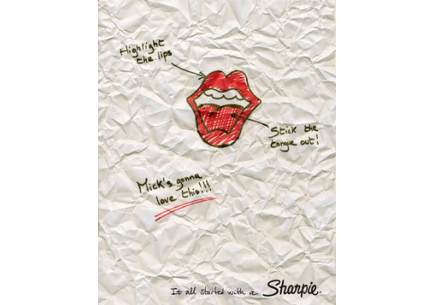 Sharpie - โลโก้นิตยสารโฆษณาที่เป็นที่รู้จักอย่างดี