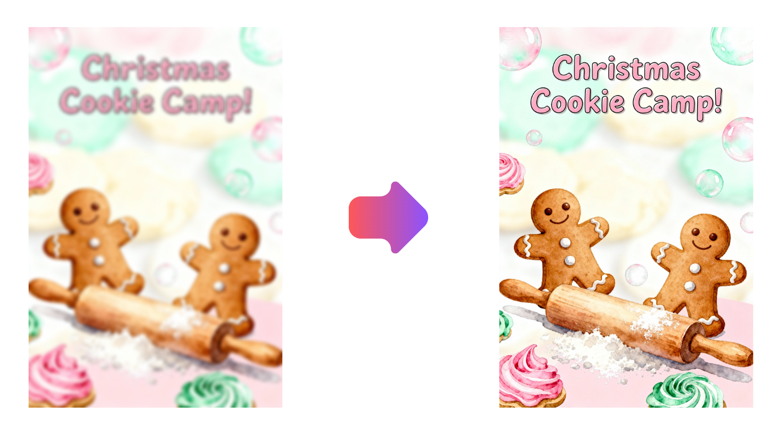 Creative upscale